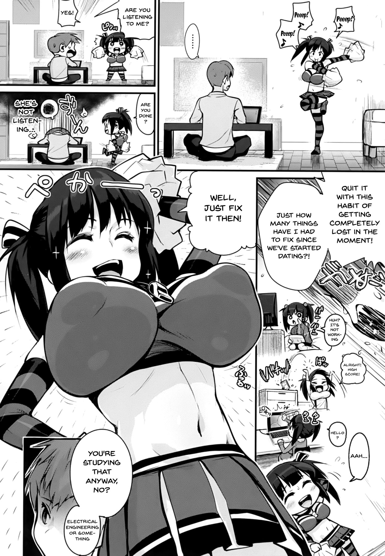 Hentai Manga Comic-I'll Squeeze You With These-Chapter 3-2